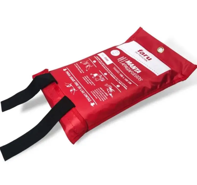 MANTA IGNIFUGA DE FIBRA DE VIDRIO 180X180CM